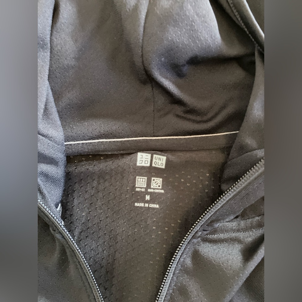 Uniqlo Dry-Ex Stretch Sweat Long Sleeve Full-Zip Hoodie
